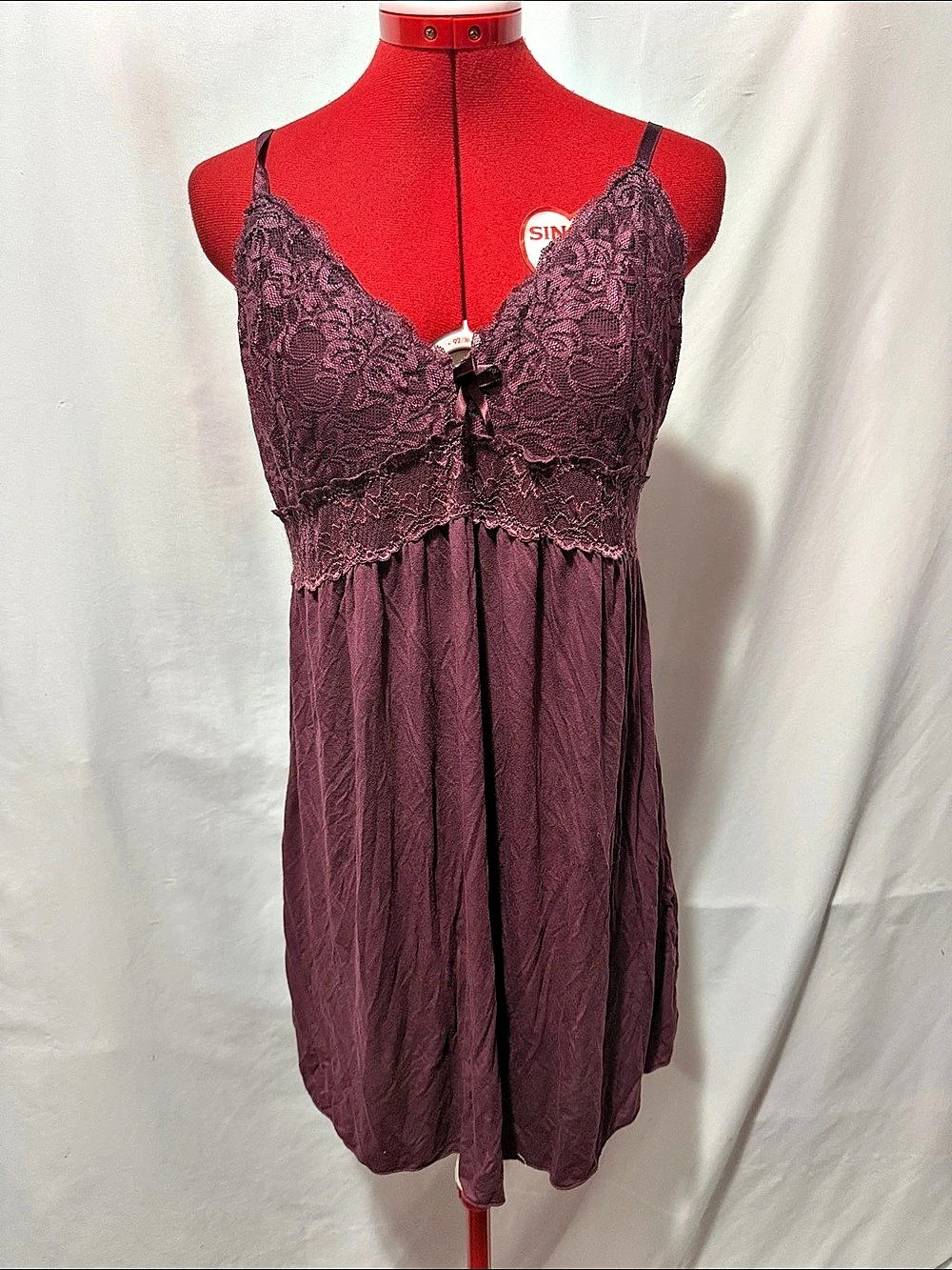Lace Mini Dress in Purple Size XL Like New